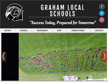 Tablet Screenshot of grahamlocalschools.org